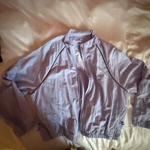 Bandier Purple Winbreaker NWOT